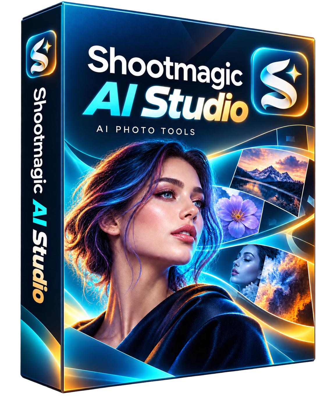 Shootmagic AI Studio software box mockup
